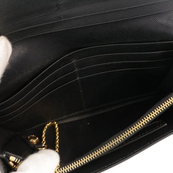 Prada long wallet pass case Black Nero Black - Picture 7 of 10